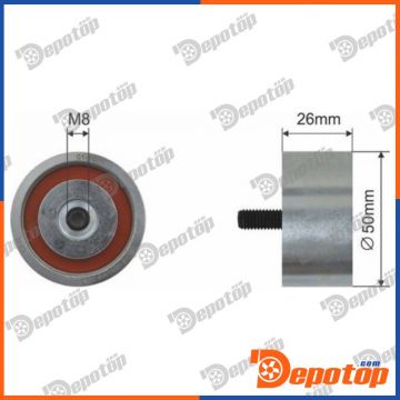 Galet tendeur de courroie d'accessoire pour MITSUBISHI | 7700867985